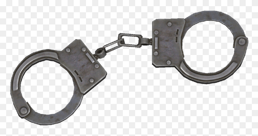 1060x524 Handcuffs Image Background Handcuffs, Gun, Weapon, Weaponry HD PNG Download