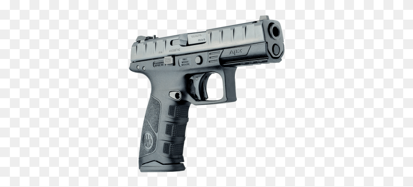 318x321 Handgun Front Beretta Apx, Gun, Weapon, Weaponry HD PNG Download