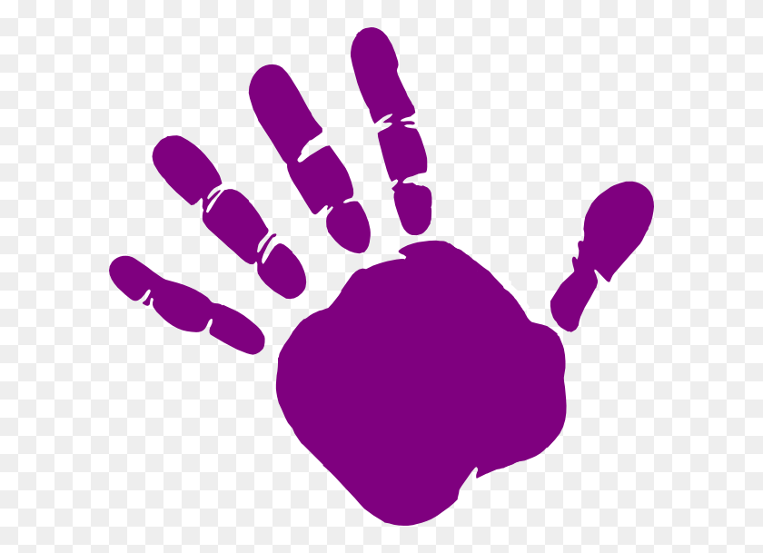 600x549 Handprint Handprint Clipart, Stain, Person HD PNG Download