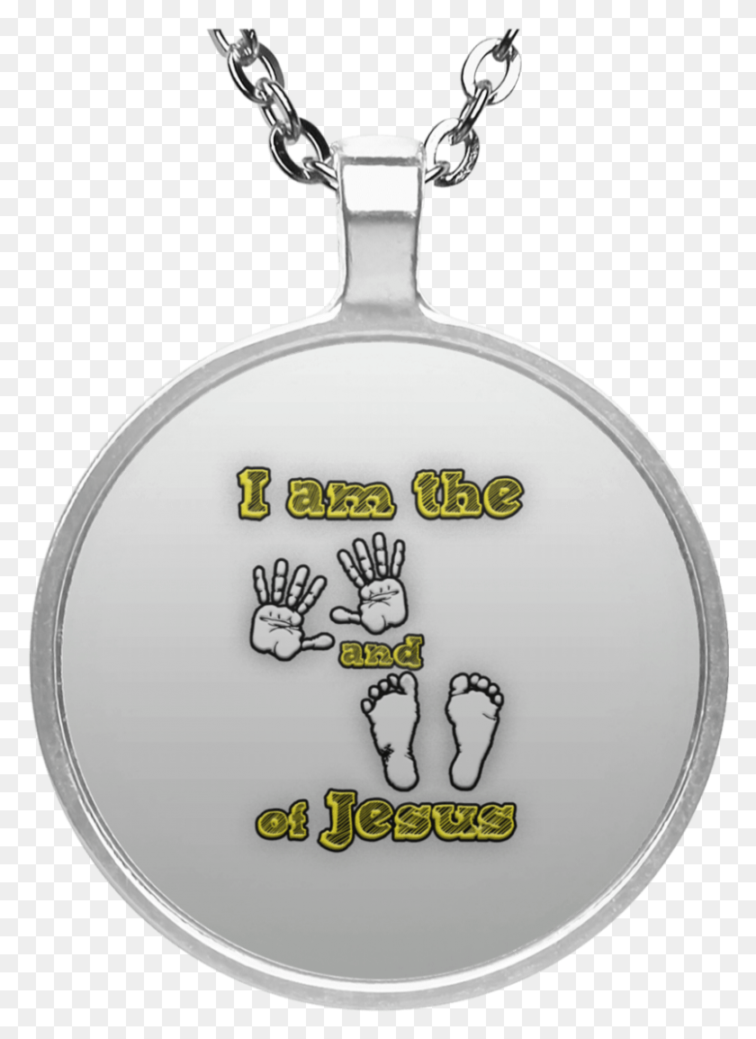 803x1127 Hands And Feet Of Jesus New Circle Necklace, Locket, Pendant, Jewelry HD PNG Download