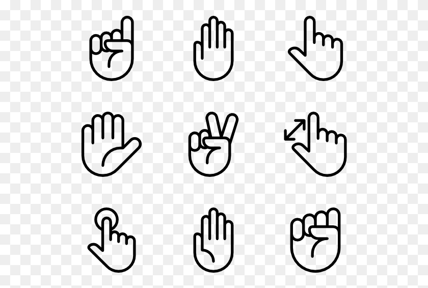 523x505 Руки И Жесты Логотипы Социальных Сетей Белый, Серый, Мир Варкрафта Png Скачать