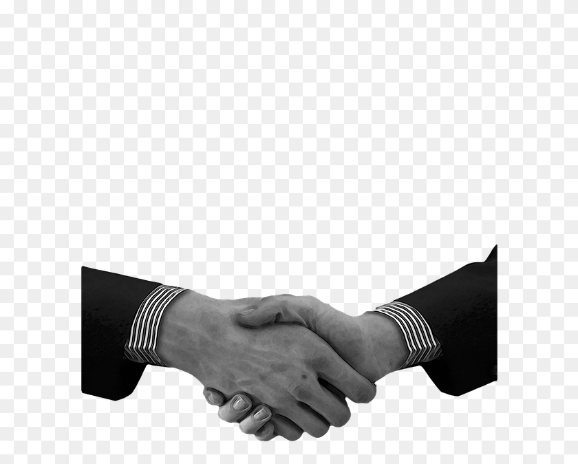 610x614 Hands Business Handshake Partnership Agreement Trabalho, Hand, Person, Human HD PNG Download