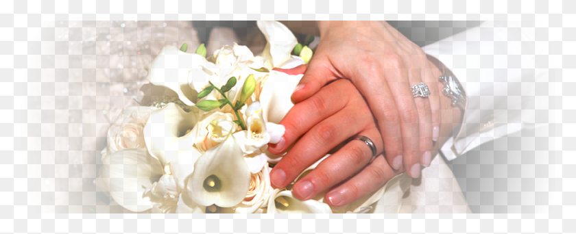 940x340 Hands Flowers Wedding Hands With Flowers, Person, Human, Plant HD PNG Download