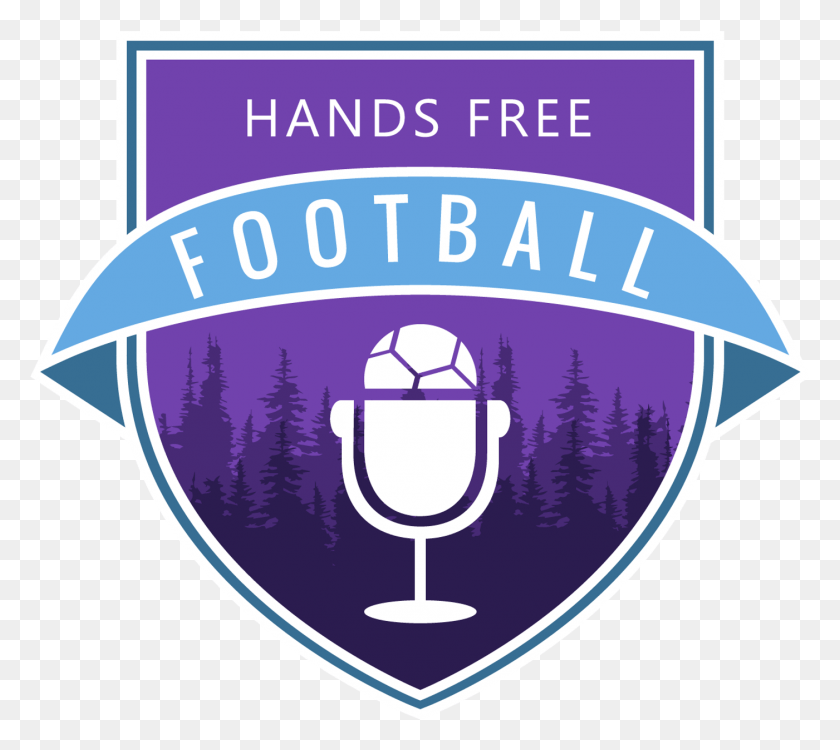 1401x1241 Hands Free Football On Apple Podcasts Crest, Logo, Symbol, Trademark HD PNG Download