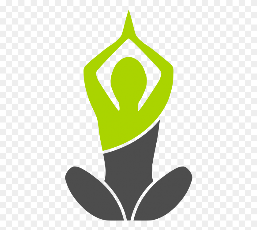 418x691 Hands On Top Meditation Yoga Pose Logo Design Image Yoga Logo Vector, Hand, Label, Text HD PNG Download