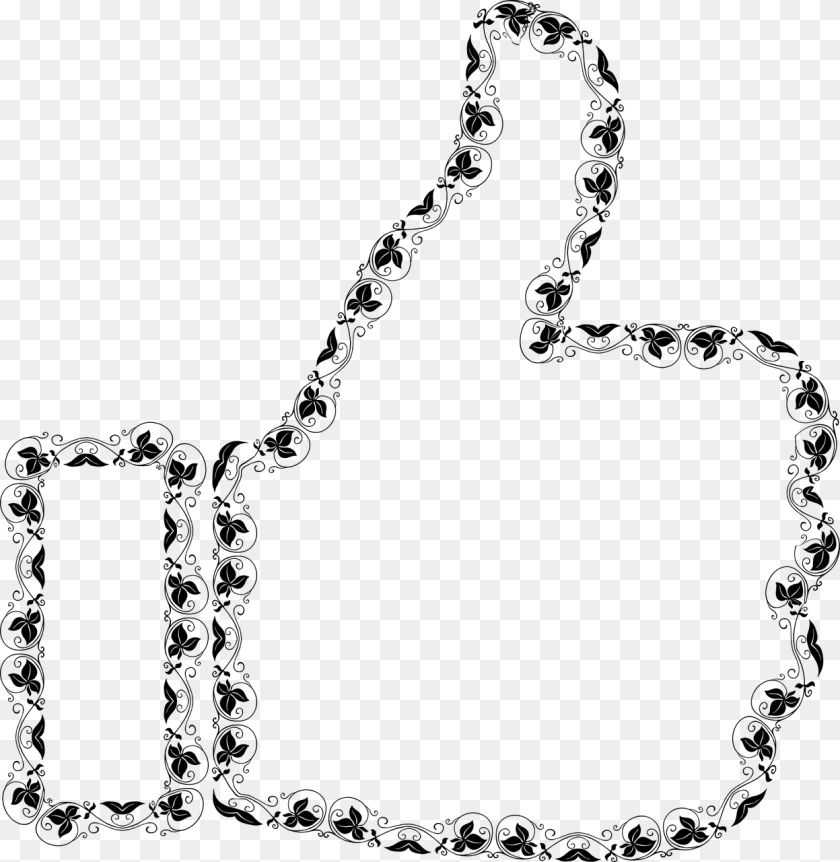 Hands Thumbs Up Condone Gray Clipart PNG