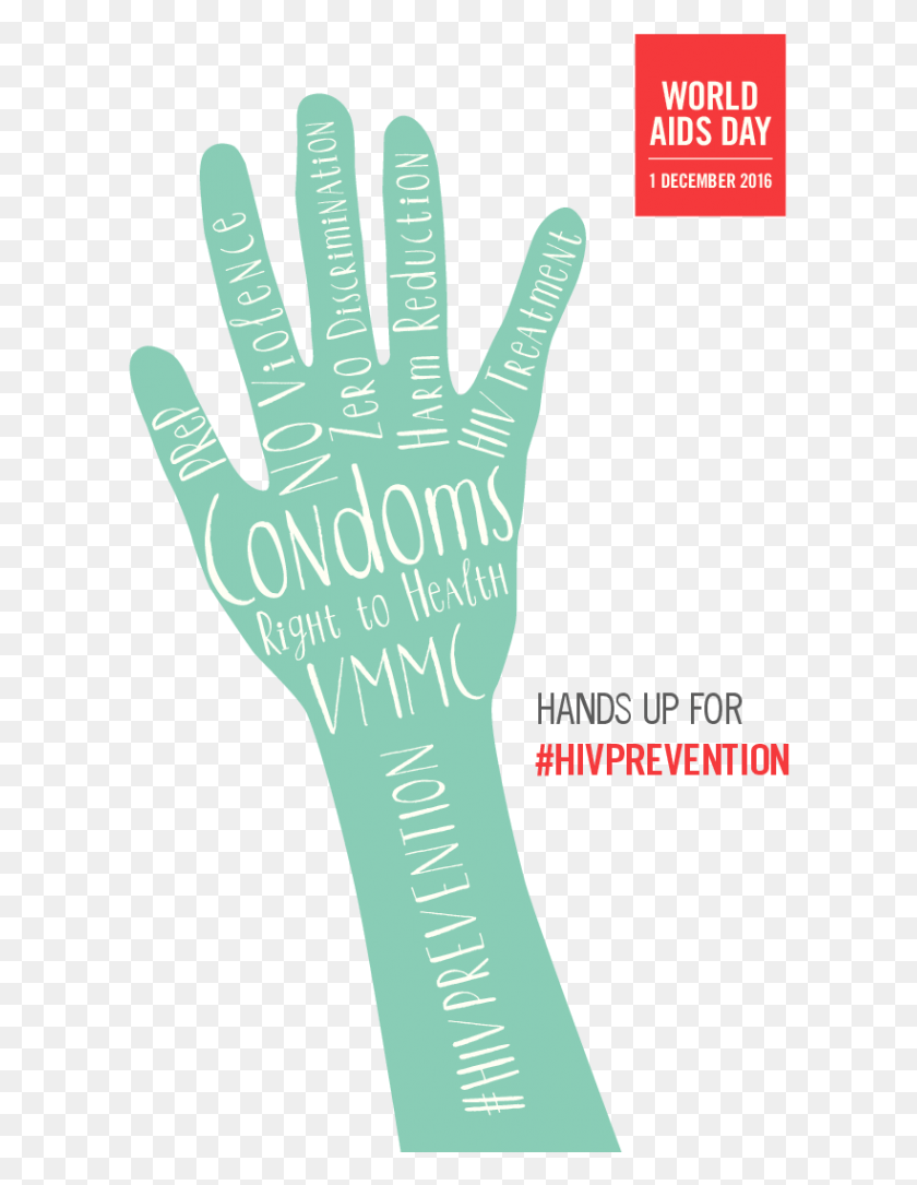 606x1025 Hands Up For Hiv Prevention Prevention Aids Day Theme 2018, Hand, Wrist, Fist HD PNG Download