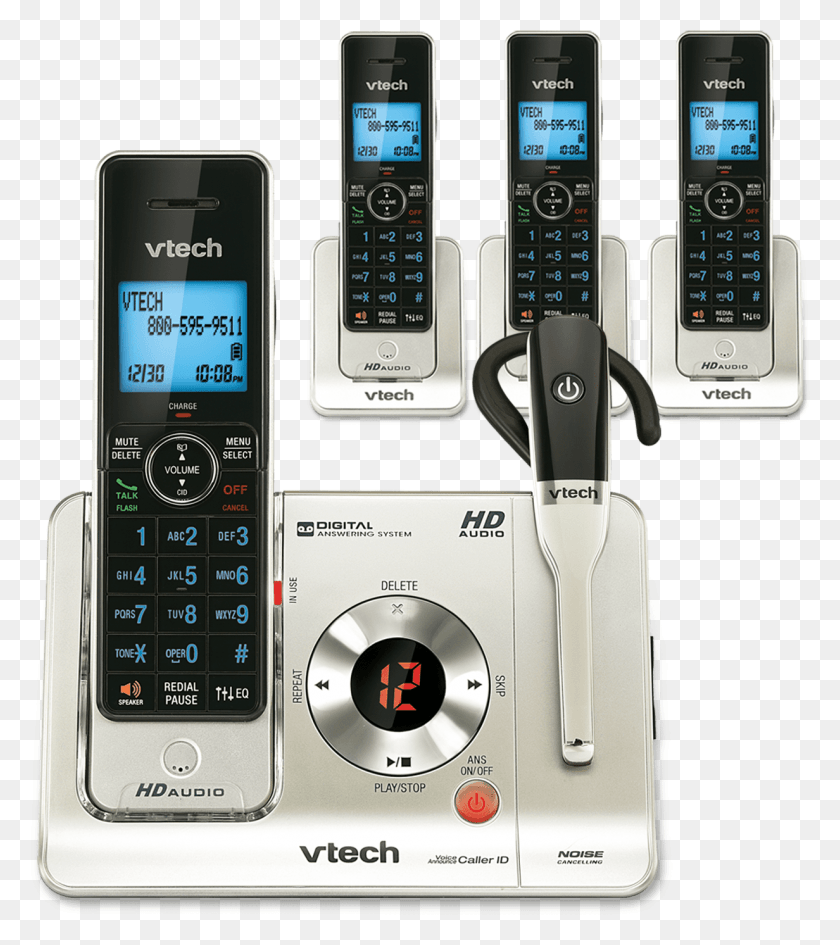 1232x1398 Handset Answering System With Cordless Headset Vtech Cordless Phones, Mobile Phone, Phone, Electronics HD PNG Download