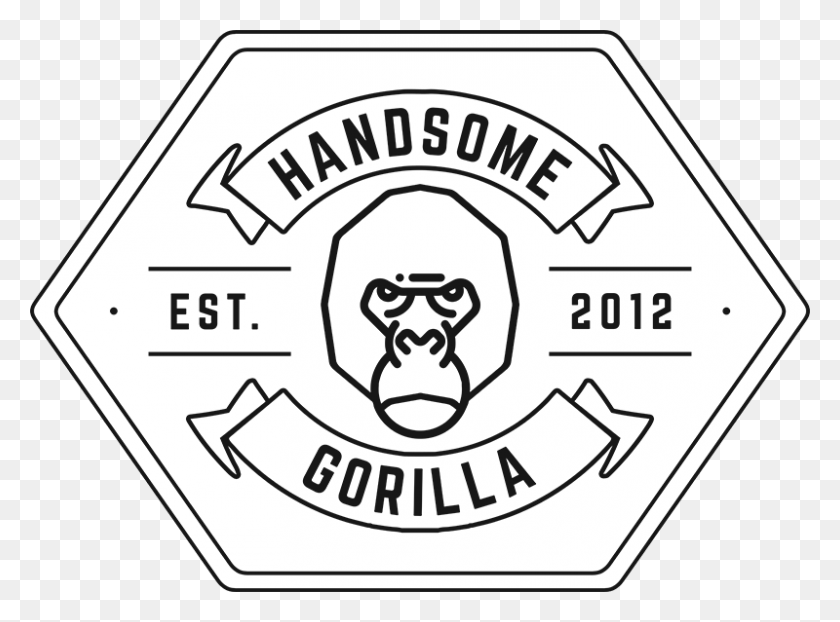800x577 Handsome Gorilla Penn State Rugby Crest, Logo, Symbol, Trademark HD PNG Download
