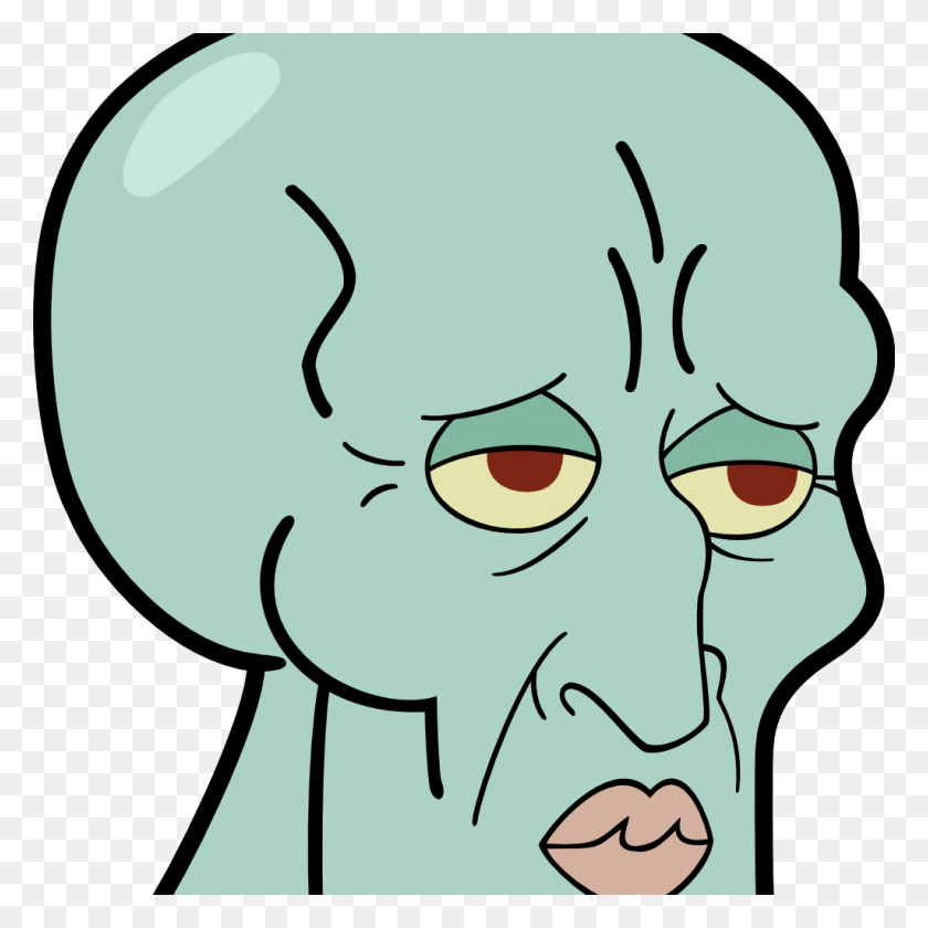 1024x1025 Handsome Squidward Iphone, Head, Face, Portrait HD PNG Download