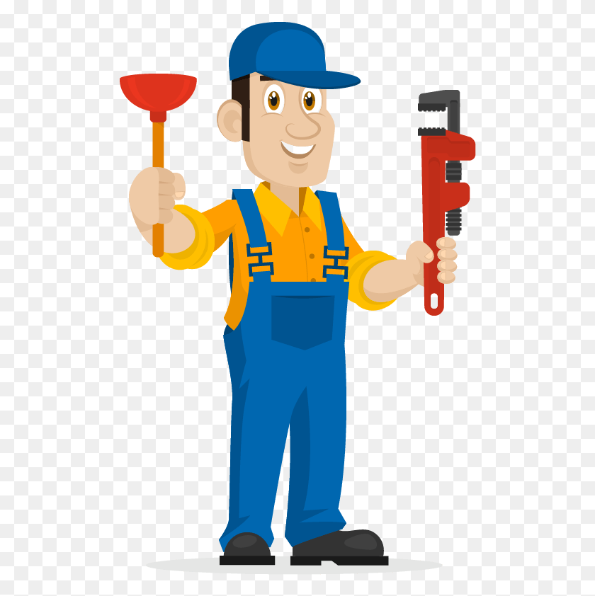 504x782 Handy Man Services Brighton Repairman Illustration, Worker, Performer, Cleaning HD PNG Download