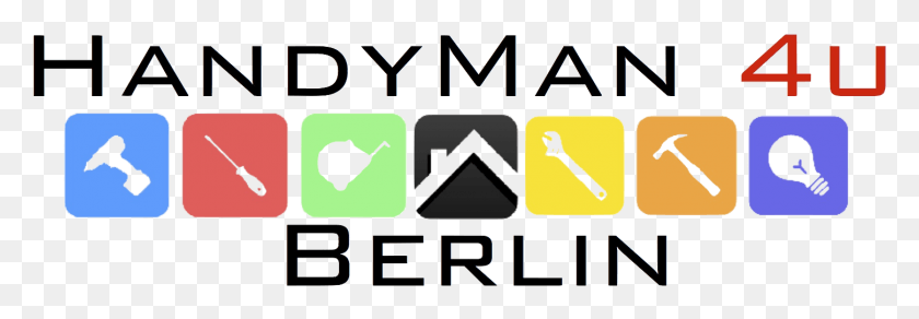 1449x432 Handyman 4u Berlin, Text, Symbol, Alphabet HD PNG Download