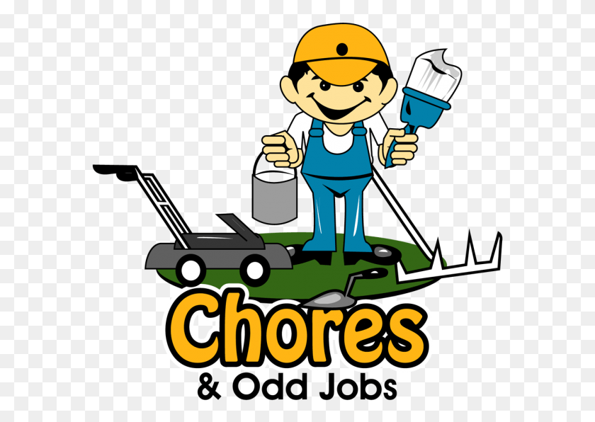 581x536 Handyman Clipart Odd Job Odd Jobs, Tool, Cleaning, Lawn Mower HD PNG Download