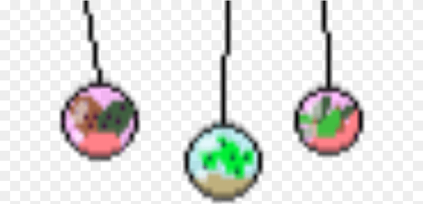 Hanging Cacti Pixilart 2 Circle Sticker PNG