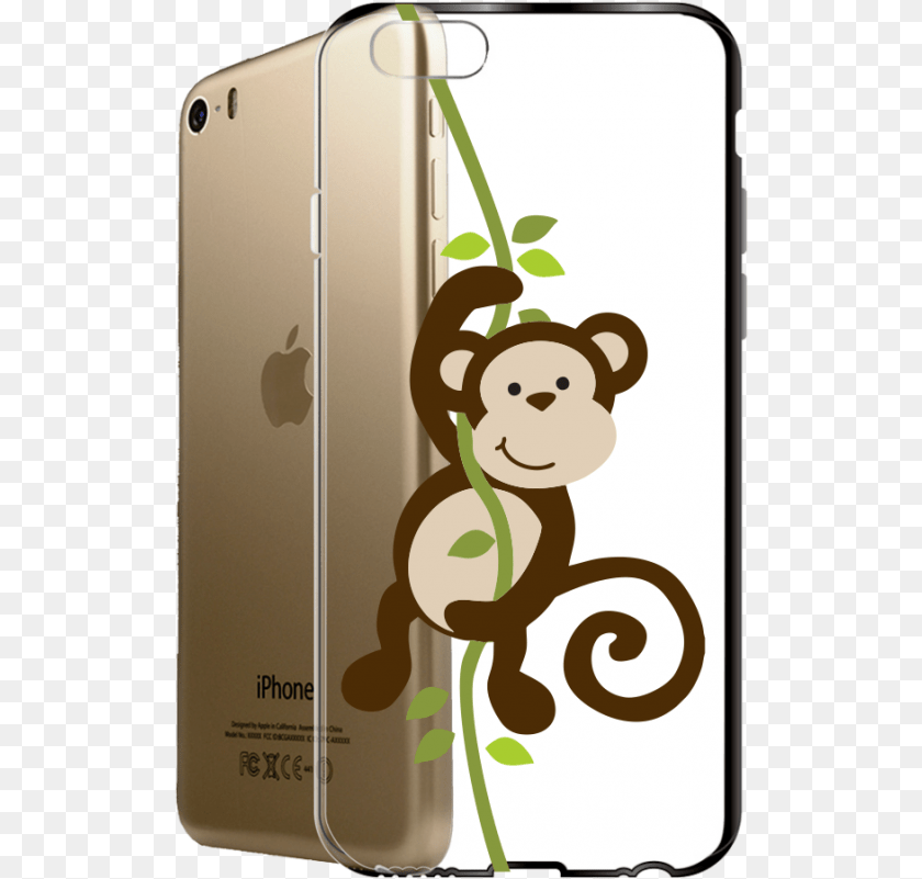 Hanging Monkey Clear Case 539x739area Rug, Electronics, Mobile Phone, Phone, Animal Clipart PNG