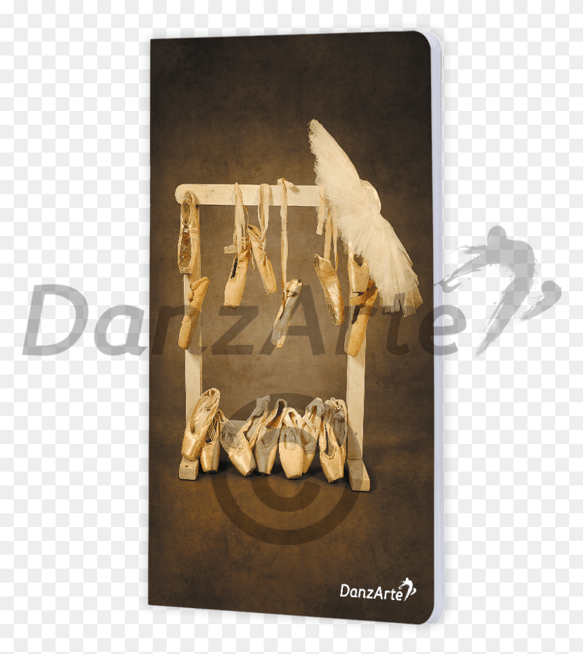 797x903 Hanging Pointe Shoes A6 Matt Laminated Notebook Carving, Clothing, Apparel, Wood HD PNG Download