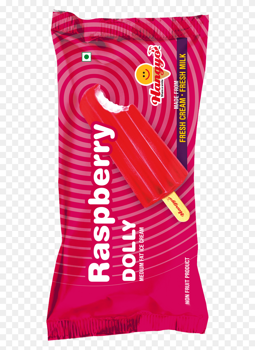 538x1092 Hangyo Raspberry Dolly Dolly Ice Cream, Ice Pop HD PNG Download
