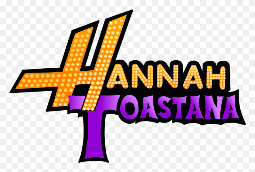 1419x926 Hannah Montana Logo Large, Text, Alphabet, Lighting HD PNG Download