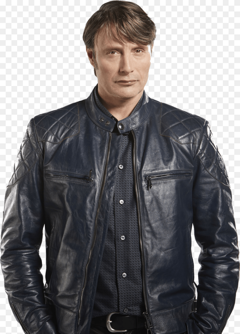 1024x1420 Hannibal Leather Jacket, Clothing, Coat, Man, Male Sticker PNG