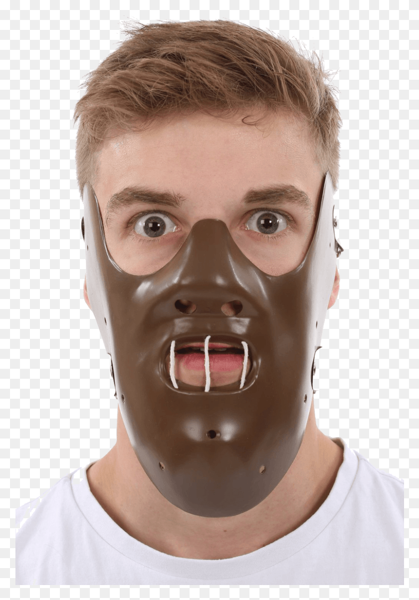 801x1175 Hannibal Lecter Jaw Restraint Man, Person, Human, Mouth HD PNG Download