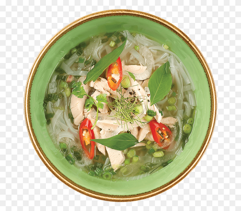 678x677 Hanoi Pho Thukpa, Bowl, Dish, Meal HD PNG Download