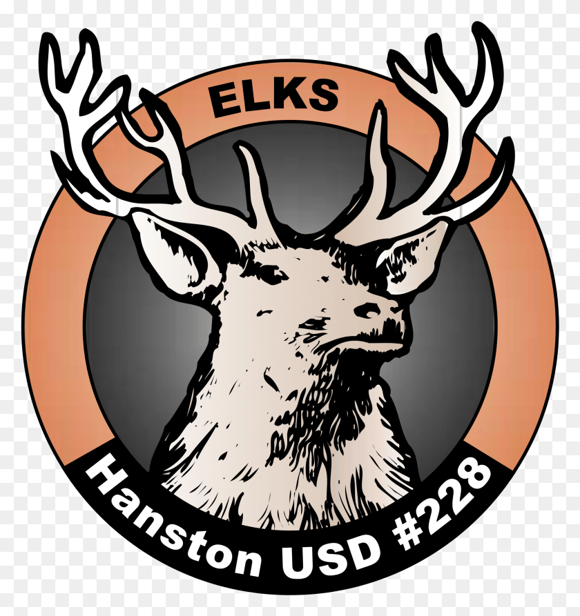 1875x2003 Hanston Usd 228 Logo Transparent Hanston, Antler, Deer, Wildlife HD PNG Download