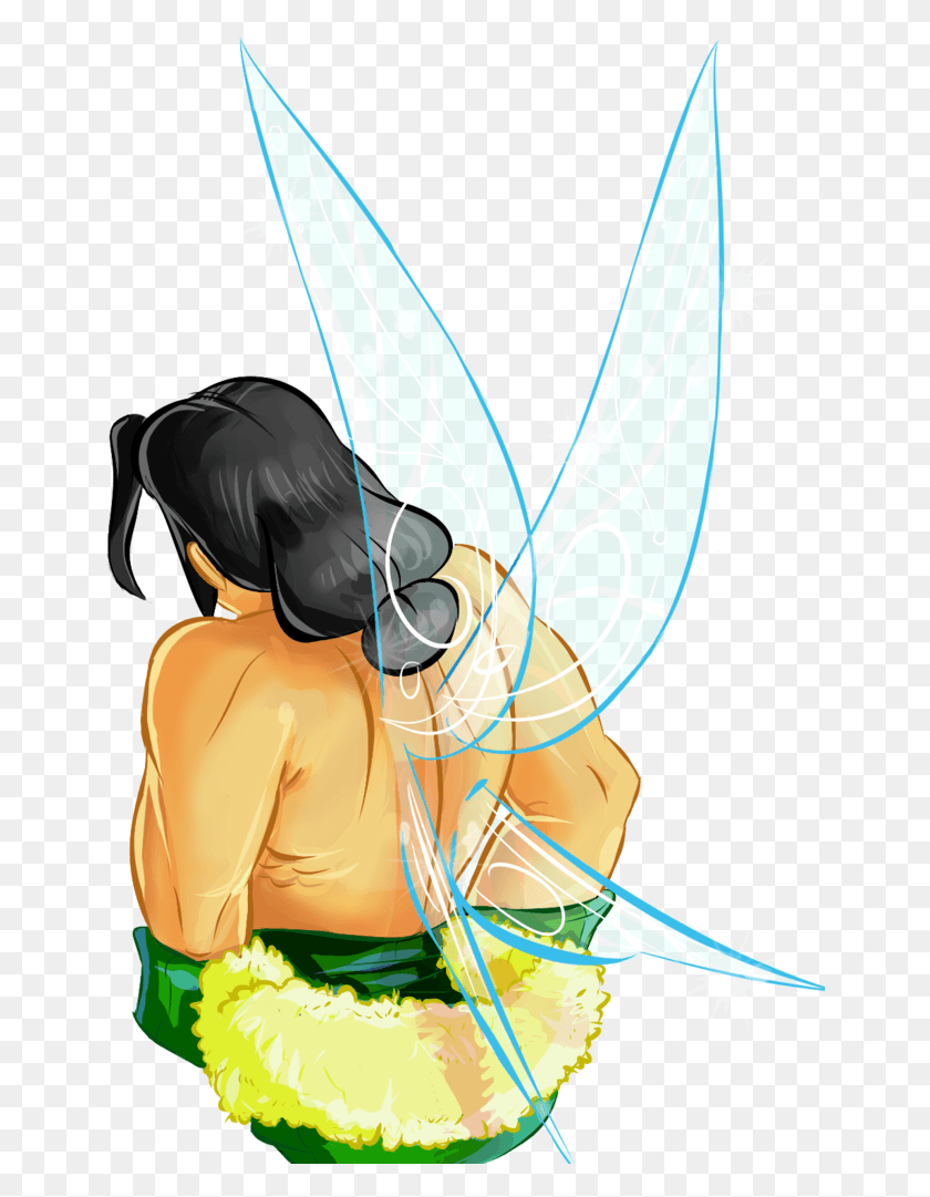 650x1021 Hanzo Took Off His Jacket Revealing His Wings To The Illustration, Person, Human, Sunglasses HD PNG Download