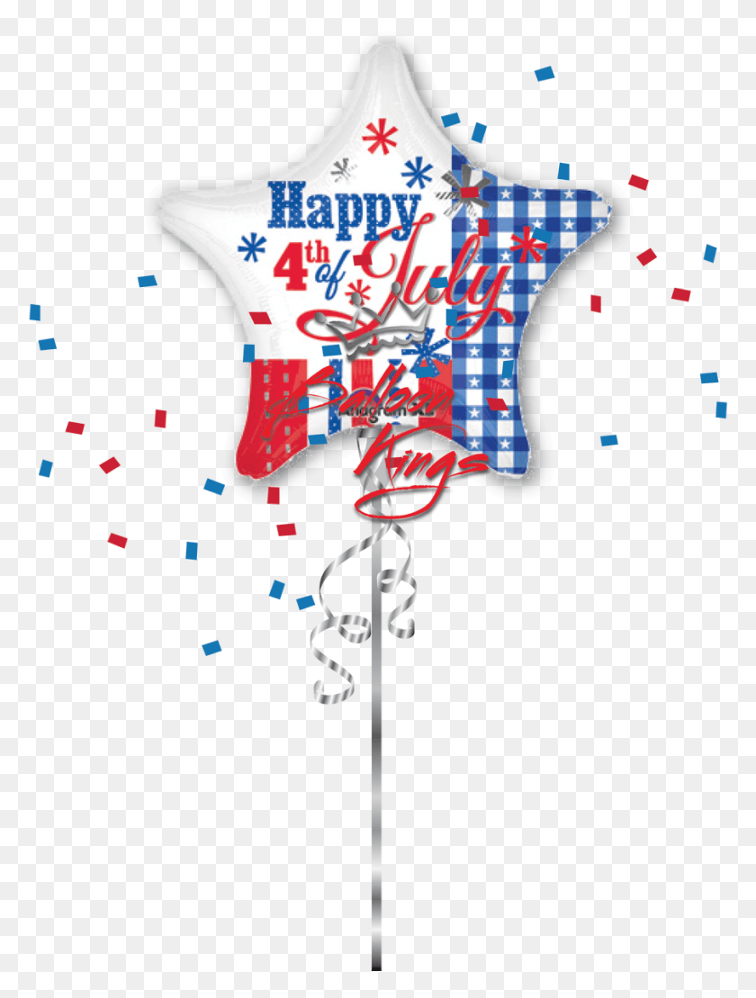904x1216 Happy 4th Star Illustration, Paper, Confetti, Graphics HD PNG Download