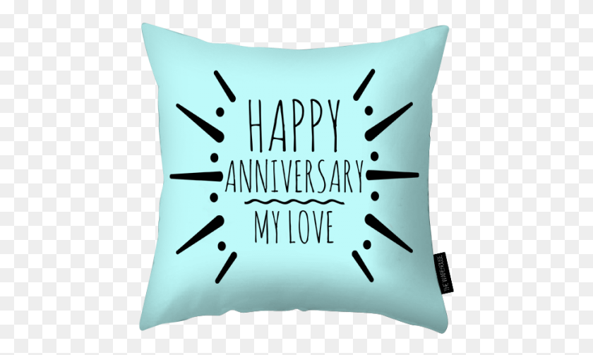 449x443 Happy Anniversary Printed Pillow I M Smiling Because You Are My Brother, Cushion HD PNG Download