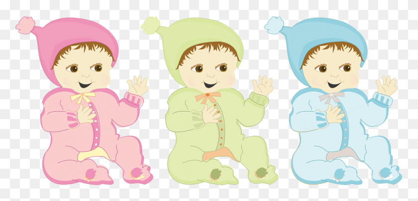 955x423 Happy Baby Onesie Pink Green Blue Boy Girl Hat Bebes Rosa E Azul, Elf, Persona, Human Hd Png