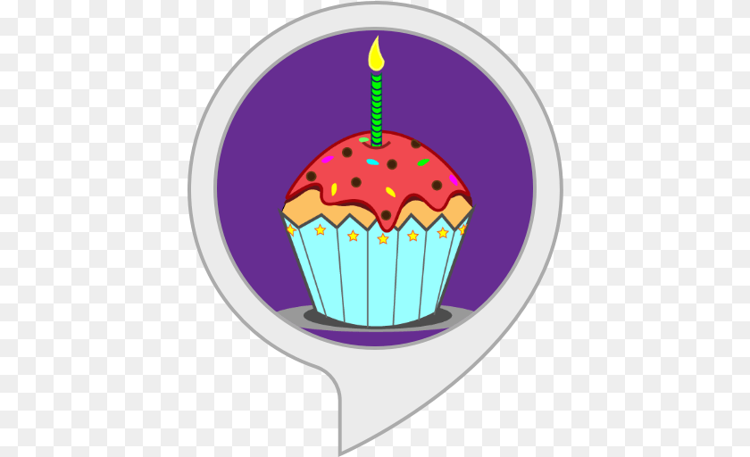 422x512 Happy Birthday Amazoncouk Alexa Skills Cupcake, Cake, Cream, Dessert, Food PNG