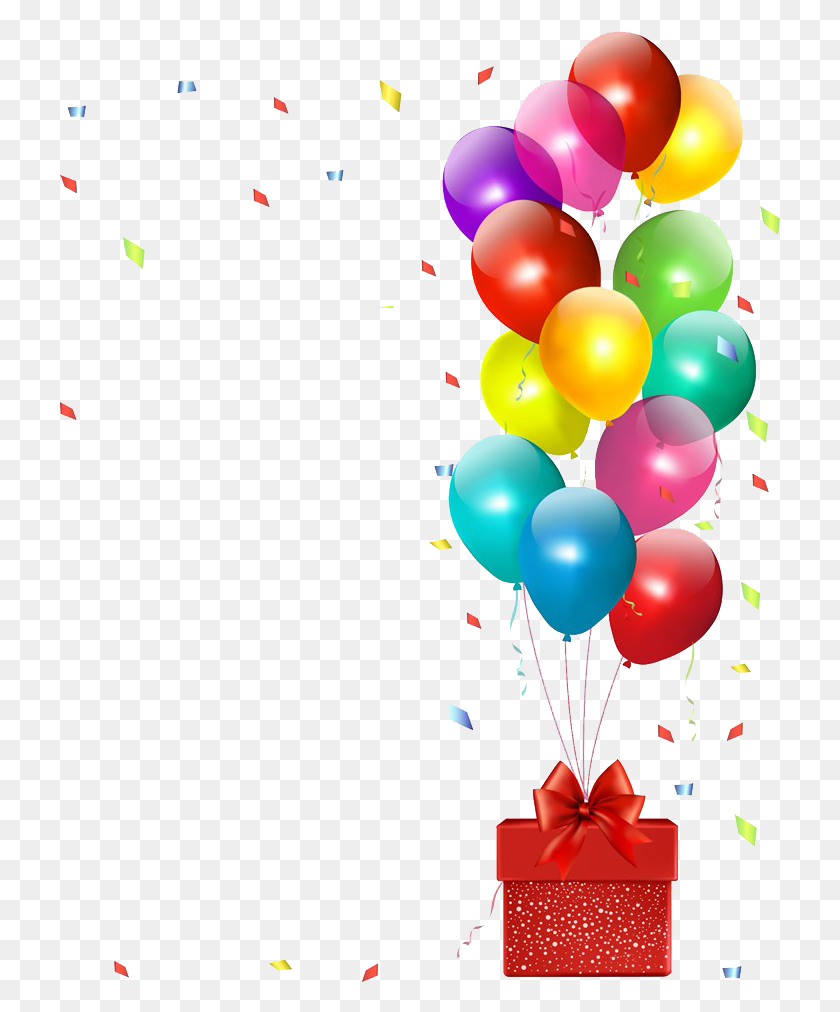720x952 С Днем ​​Рождения Воздушные Шары День Рождения, Воздушный Шар, Шар, Бумага Hd Png Скачать