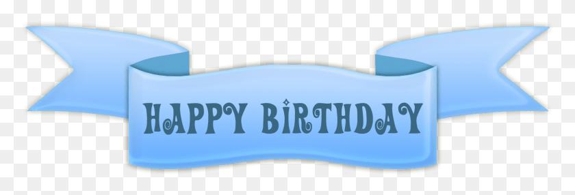 1591x463 Happy Birthday Banner Picture Happy Birthday Blue, Text, Word, Label HD PNG Download