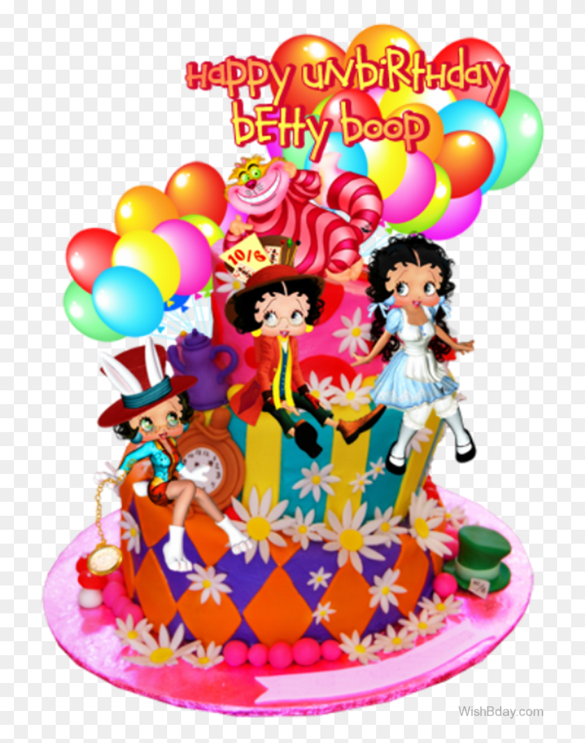 728x1006 Descargar Png Feliz Cumpleaños Betty Boop, Feliz Cumpleaños Betty Boop, Pastel De Cumpleaños, Postre Hd Png