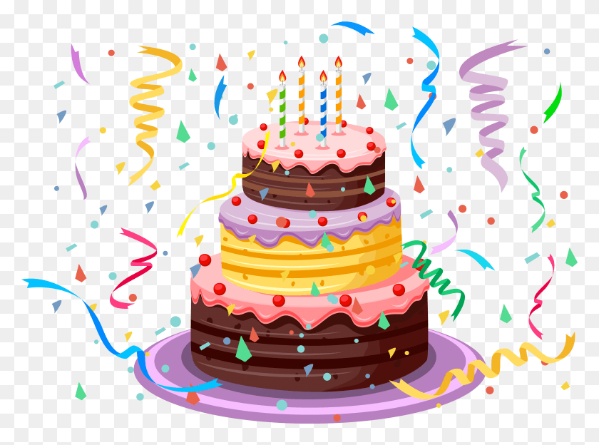 5128x3713 С Днем Рождения Торт На День Рождения, Торт, Десерт, Еда Hd Png Скачать