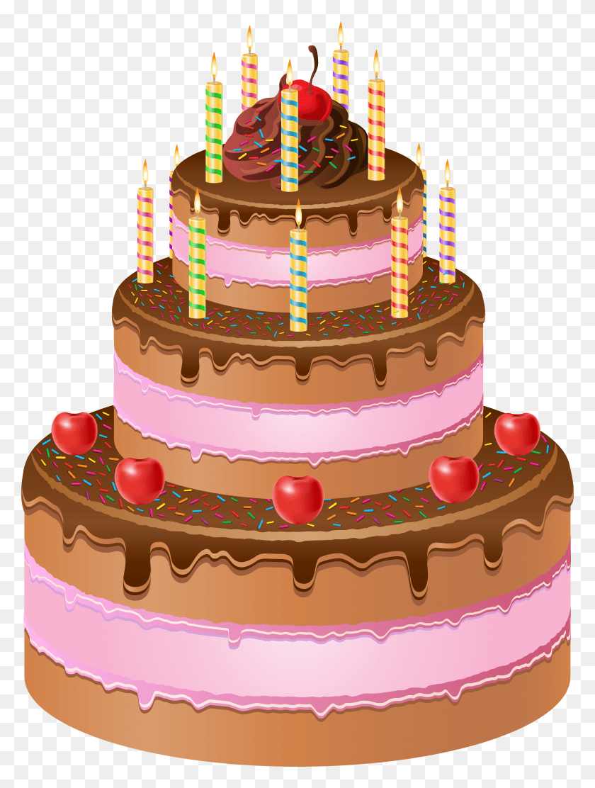 5853x7895 Happy Birthday Cake HD PNG Download