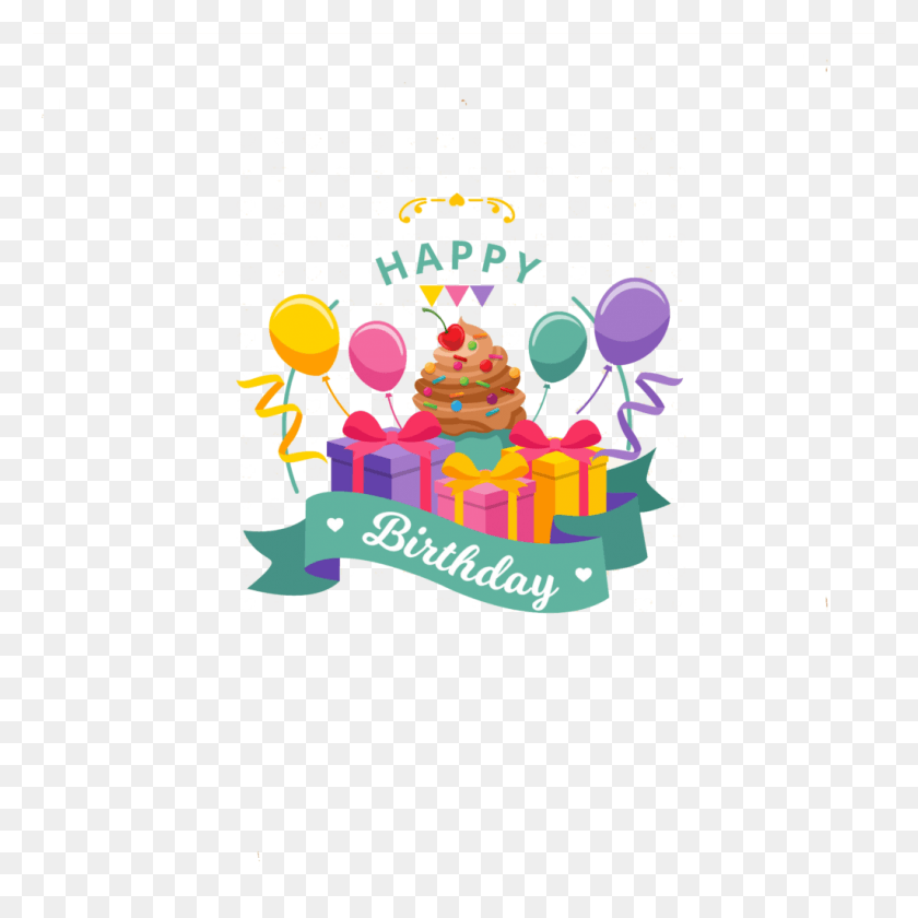 1024x1024 Happy Birthday Calligraphy Transparent Clear Background Happy Birthday Clipart Transparent, Graphics, Poster HD PNG Download