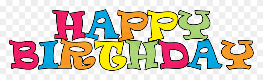 1600x408 Happy Birthday Clip Happy Birth Day Frames, Text, Alphabet, Handwriting HD PNG Download