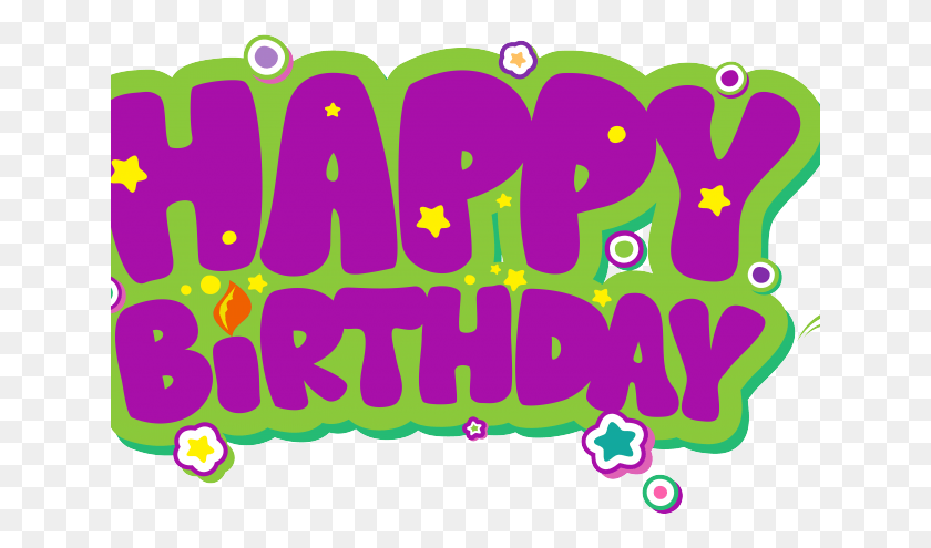 641x435 Happy Birthday Clipart Transparent Background, Text, Alphabet, Label HD PNG Download