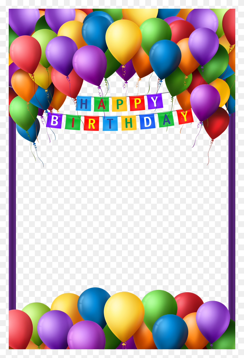 4000x6000 Happy Birthday Frame For Picture Happy Birthday Frame HD PNG Download