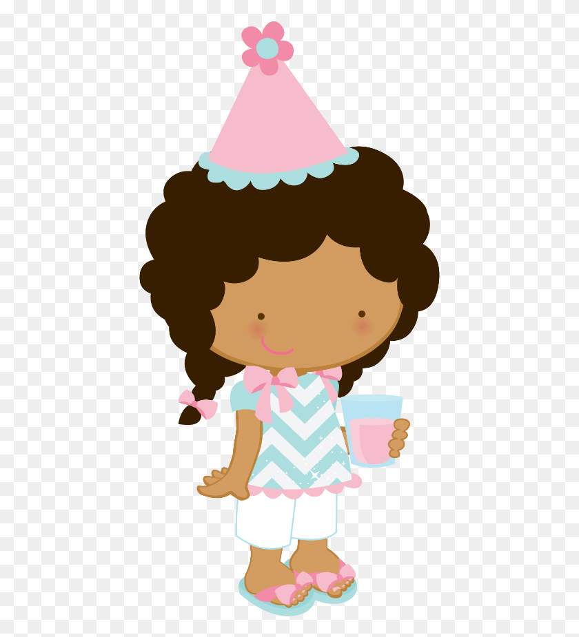 437x865 Happy Birthday Girl Clipart Birthday Party Girl Clipart, Hair, Person, Human HD PNG Download