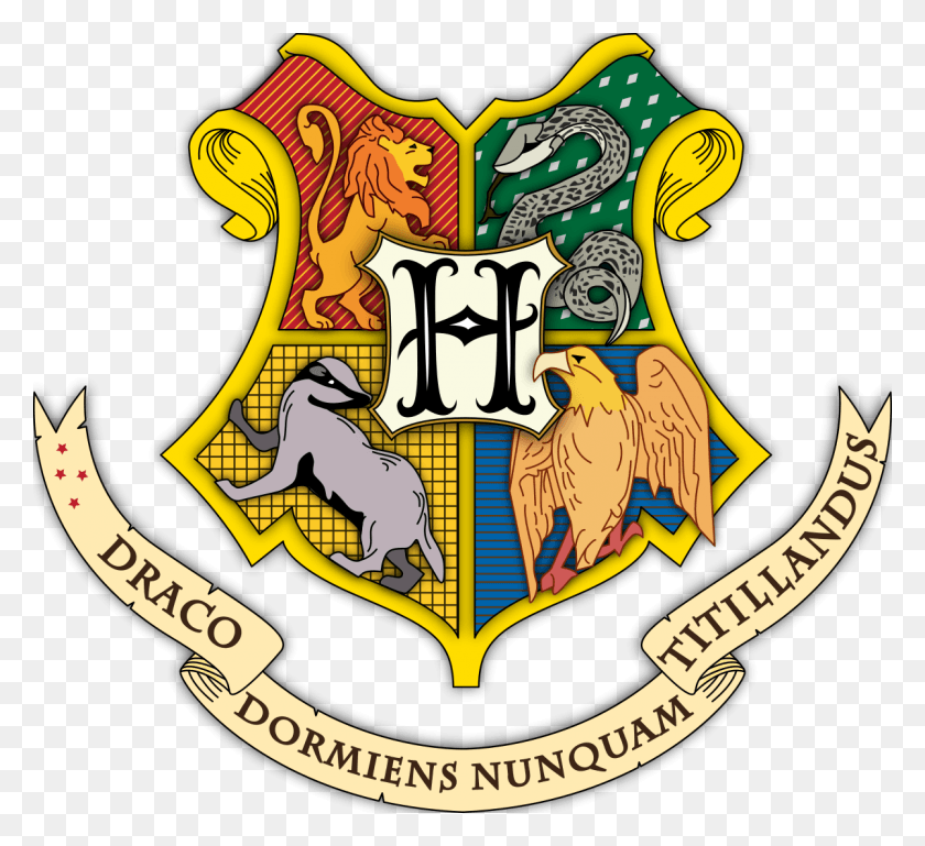 1200x1091 Happy Birthday Harry Potter Party Central Library 4 Casas De Hogwarts, Logo, Symbol, Trademark HD PNG Download