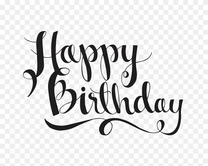 900x704 Happy Birthday Letter Free Happy Birthday Letter, Text, Calligraphy, Handwriting HD PNG Download