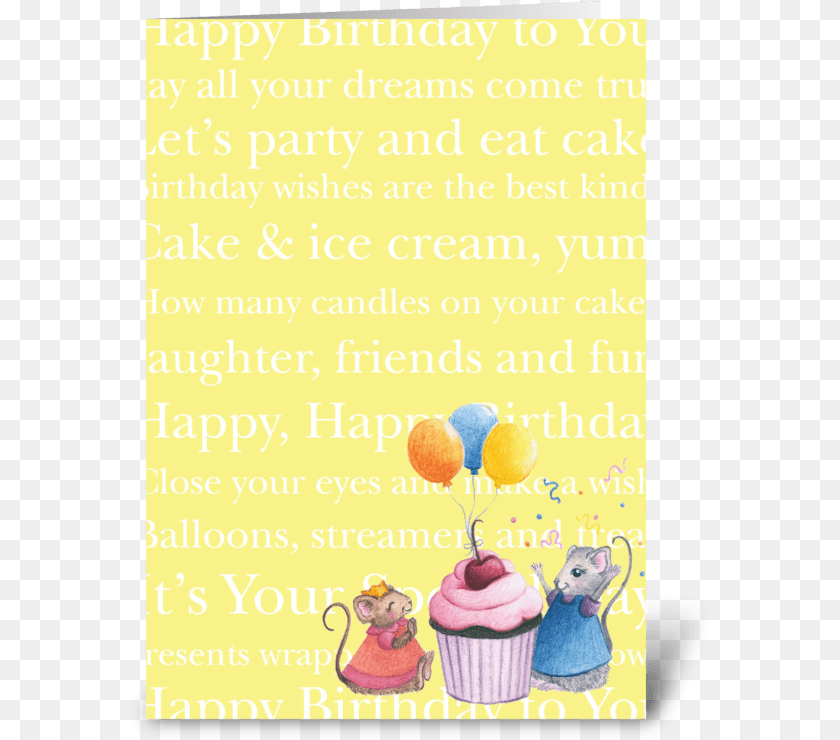 580x740 Happy Birthday Mice Greeting Card Cake, Person, People, Mail, Greeting Card Transparent PNG