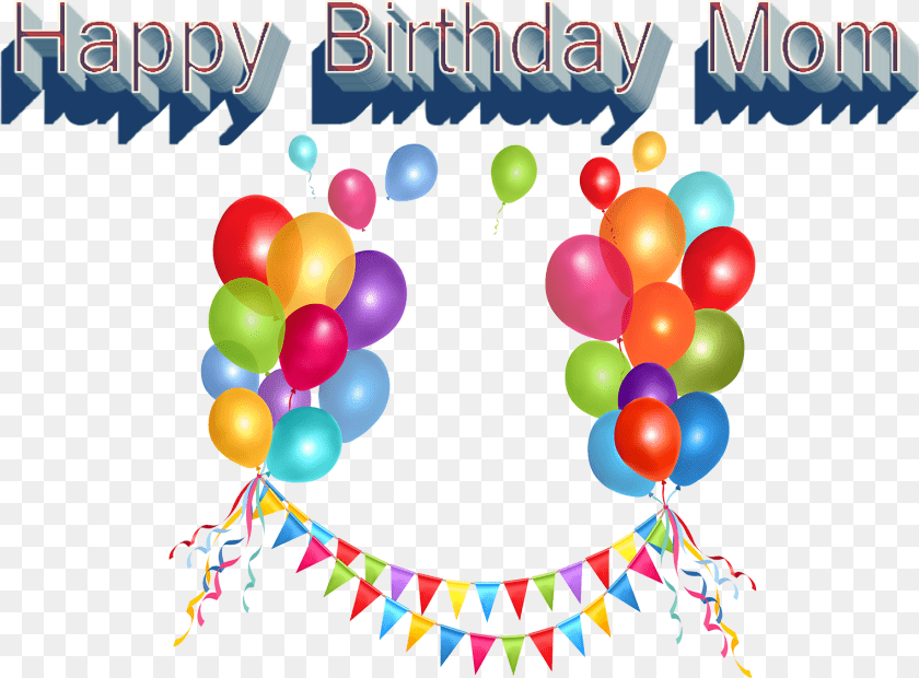 1523x1124 Happy Birthday Mom, Balloon, People, Person Transparent PNG