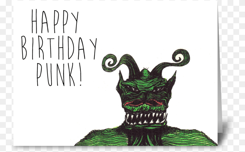 776x523 Happy Birthday Punk Greeting Card Punks Birthday Card, Adult, Male, Man, Person Sticker PNG