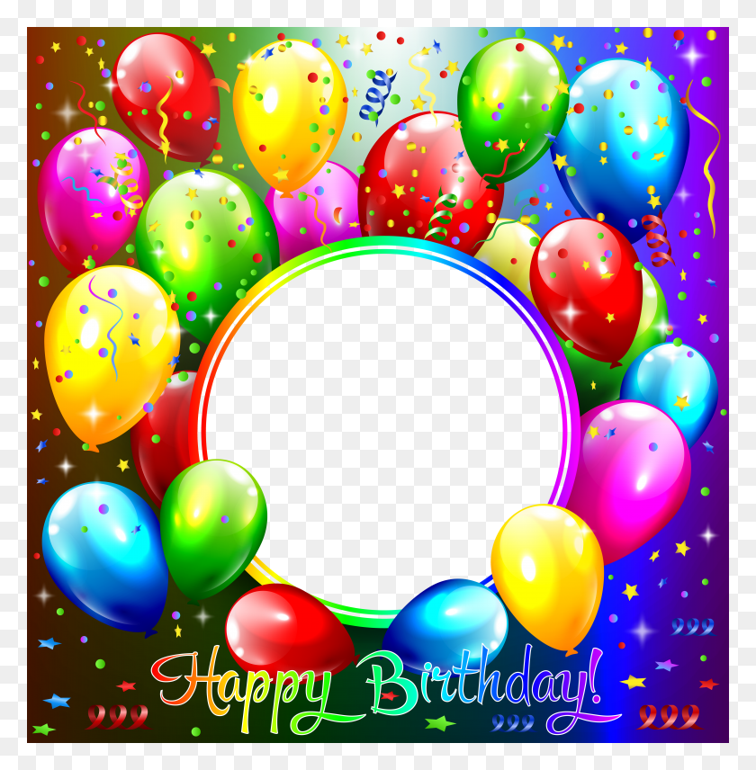 5879x6000 Happy Birthday Transparent Frame 85th Birthday Transparent Frame HD PNG Download