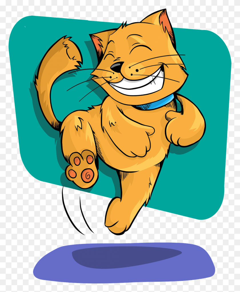 1035x1280 Happy Cat Great Job Clipart Ways To Boost Your Happiness, Mammal, Animal, Outdoors HD PNG Download