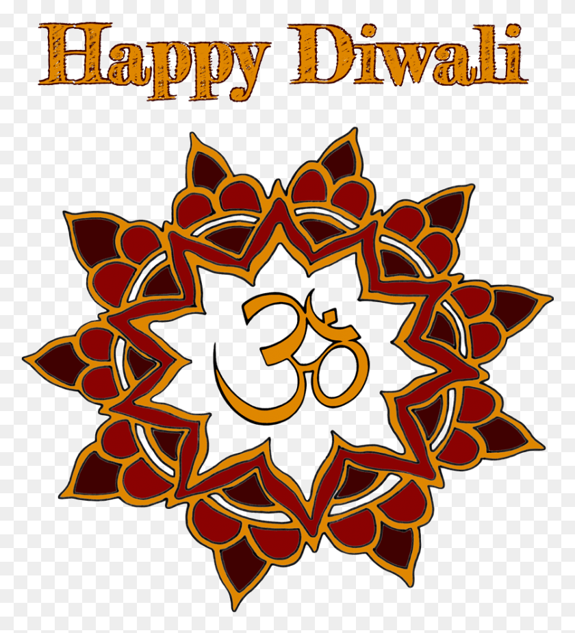 836x927 Happy Diwali From Reep Poster, Pattern, Embroidery, Floral Design HD PNG Download