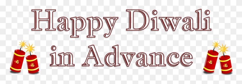 1509x450 Happy Diwali In Advance Quality Fireworks Clip Art, Text, Alphabet, Word HD PNG Download